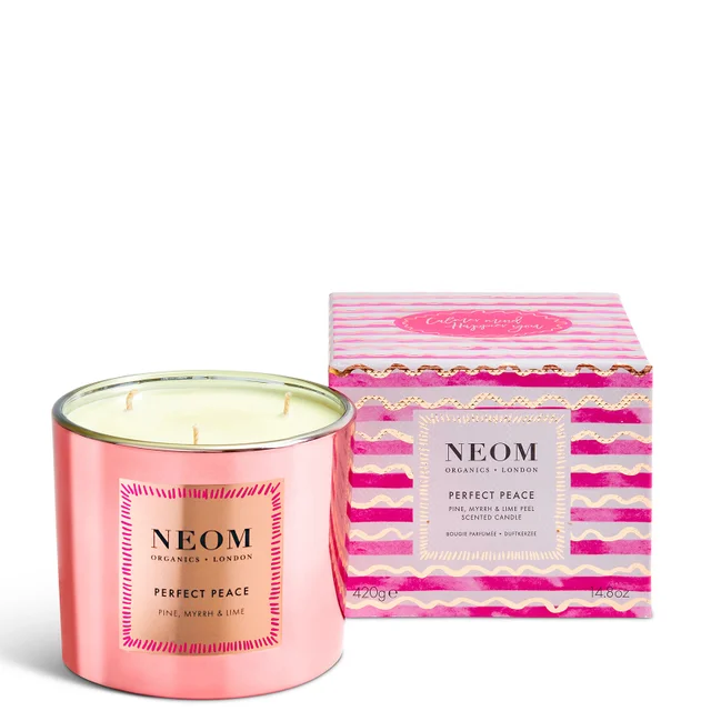 NEOM Perfect Peace Candela a 3 Stoppini