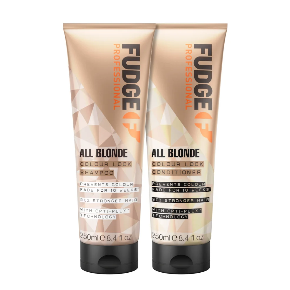 Fudge Professional All Blonde Colour Lock Shampoo and Conditioner Bundle 250ml Immagine 1