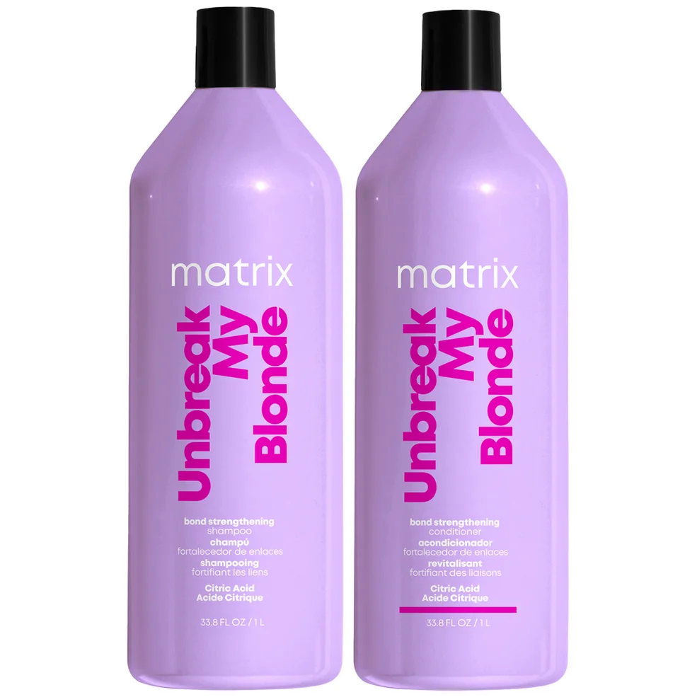 Matrix Total Results Unbreak My Blonde Shampoo e Balsamo 1000ml Duo Immagine 1