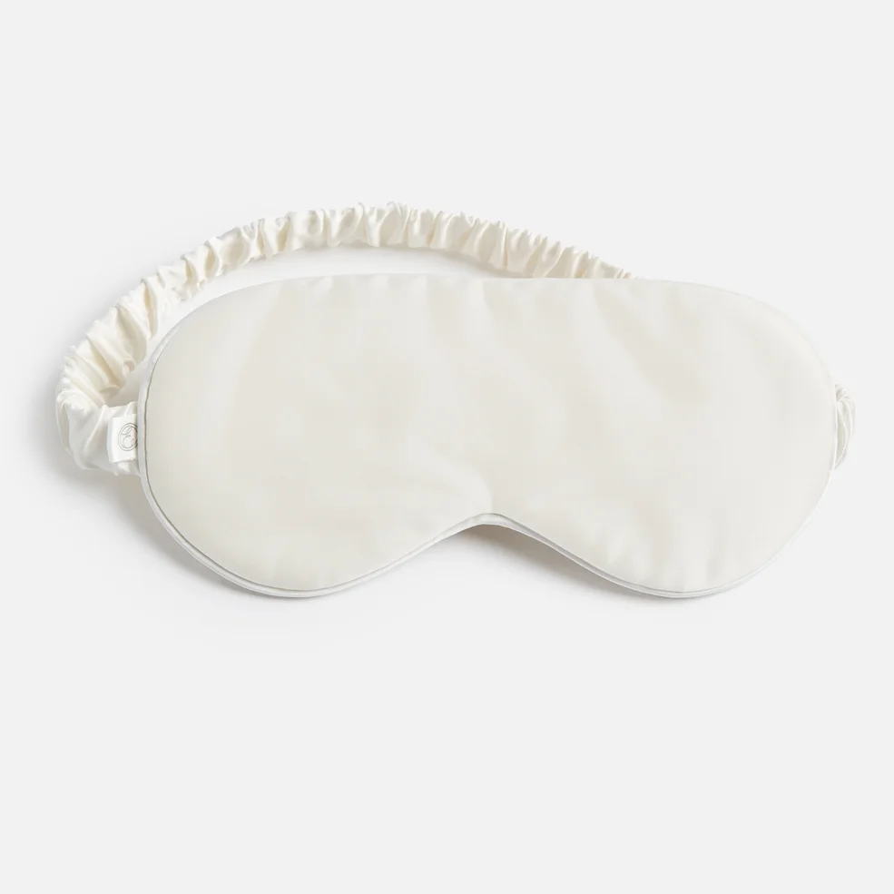 ESPA Home Silk Eye Mask - Pearl White Immagine 1