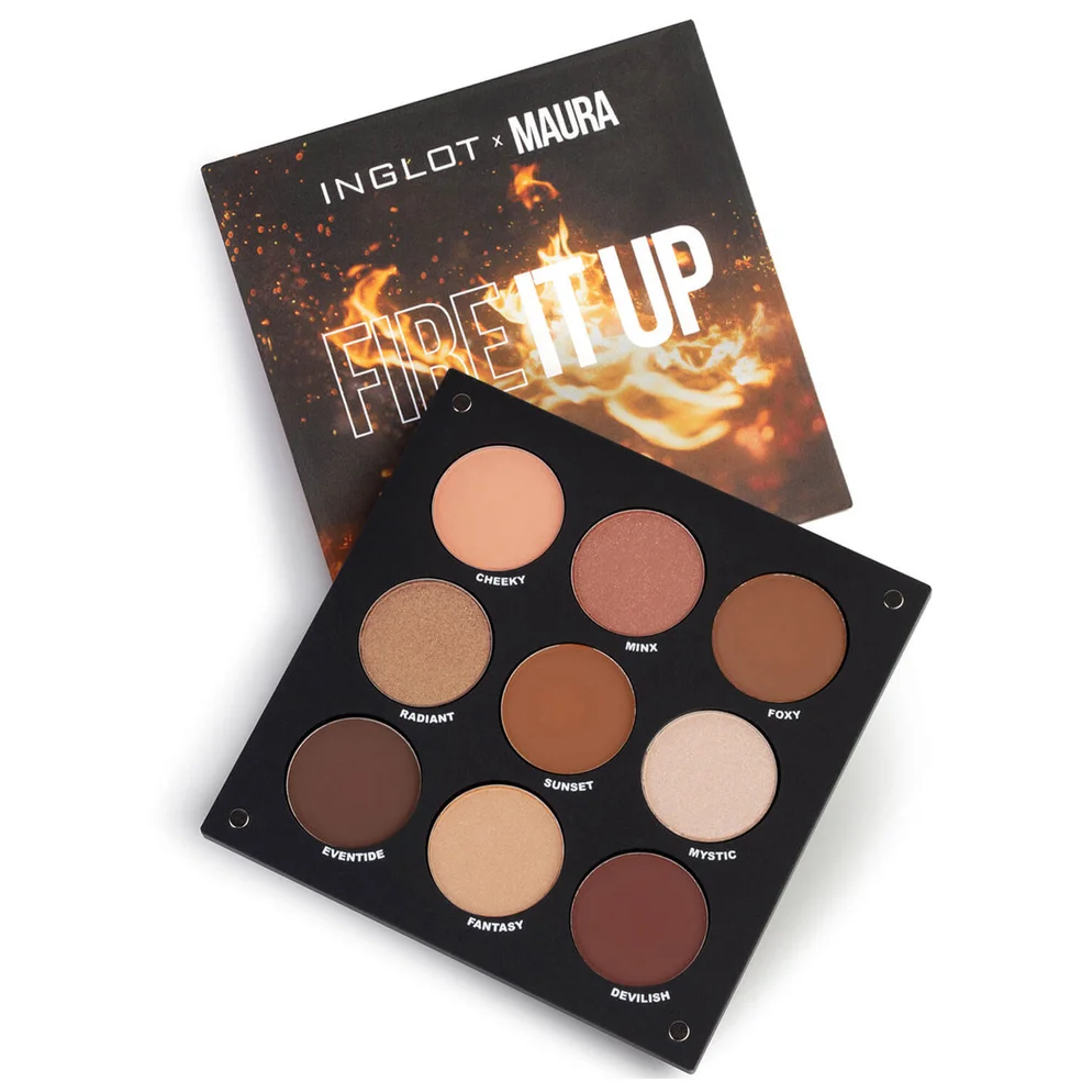 Inglot X Maura palette di ombretti Fire It Up Immagine 1
