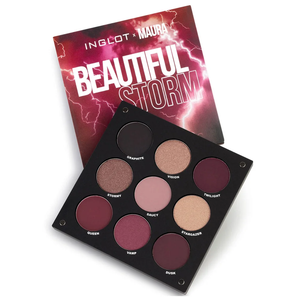 Inglot X Maura Beautiful Storm Eye Shadow Palette Immagine 1