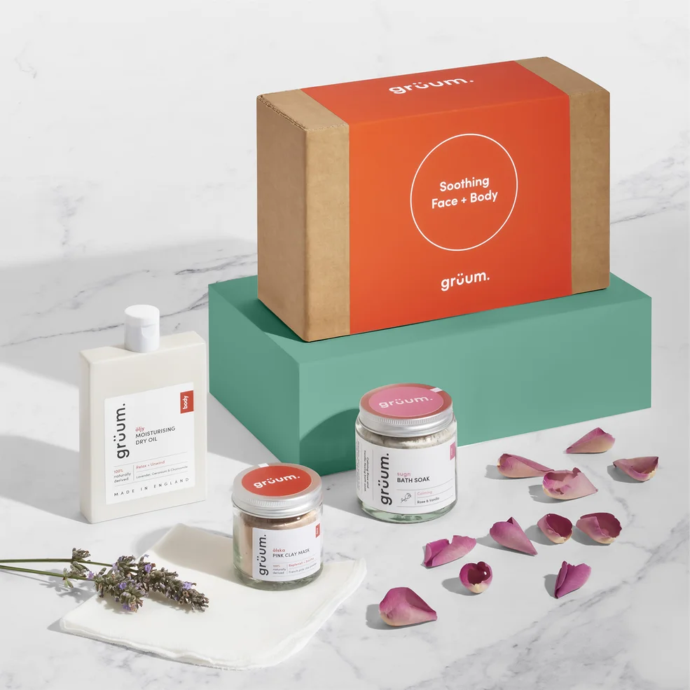 grüum Soothing Face and Body Gift Set Immagine 1