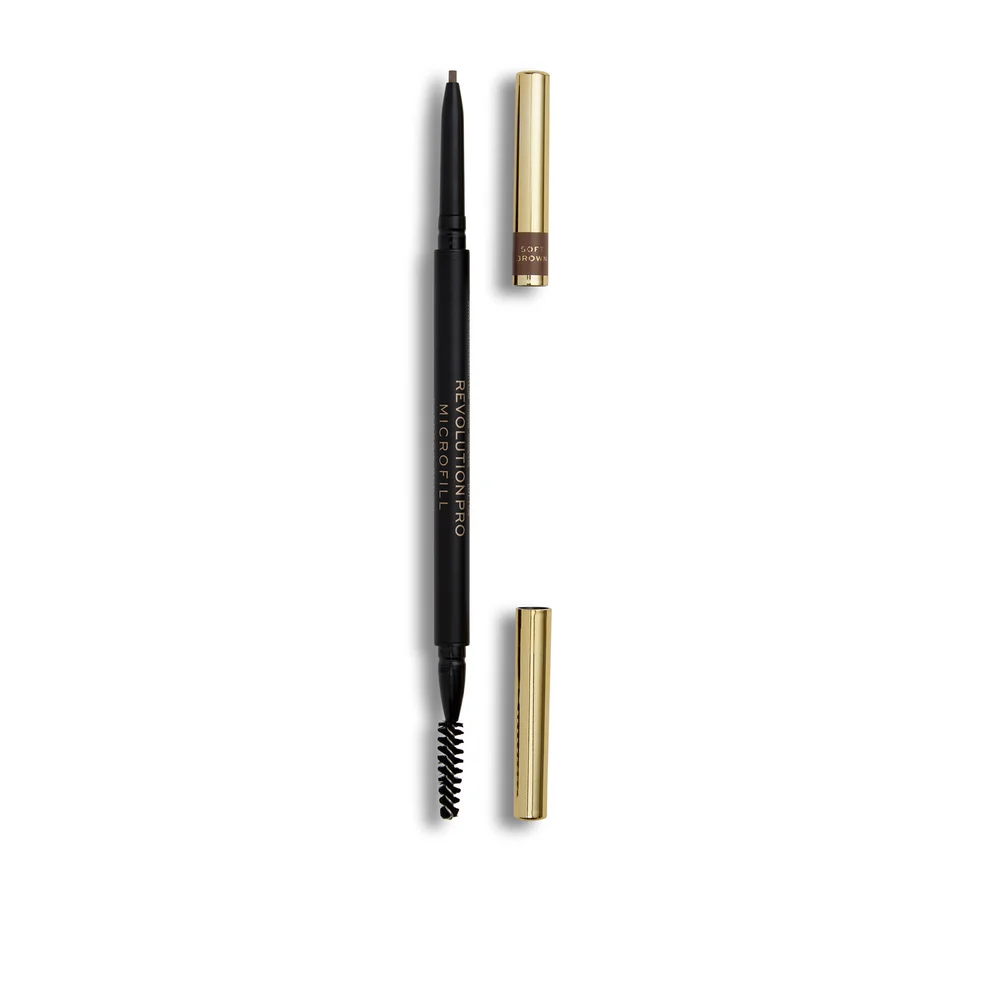 Revolution Pro Microfill Eyebrow Pencil Soft Brown Immagine 1