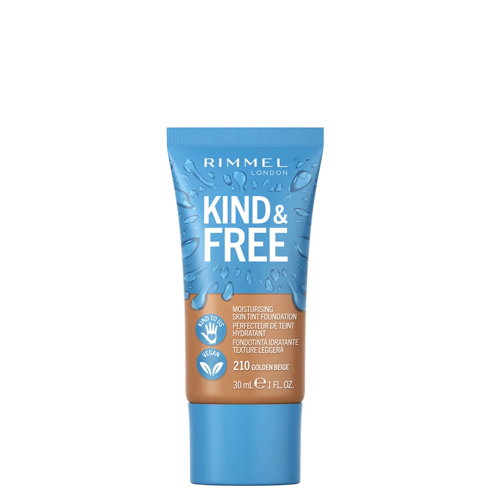 Rimmel Kind and Free Skin Tint Moisturising Foundation - Golden Beige Immagine 1