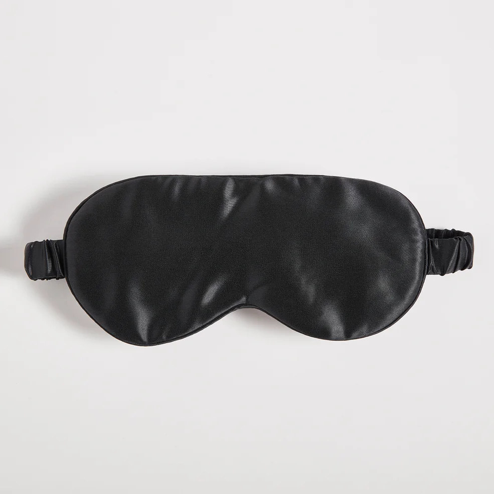 ïn home 100% Silk Eyemask - Black Immagine 1