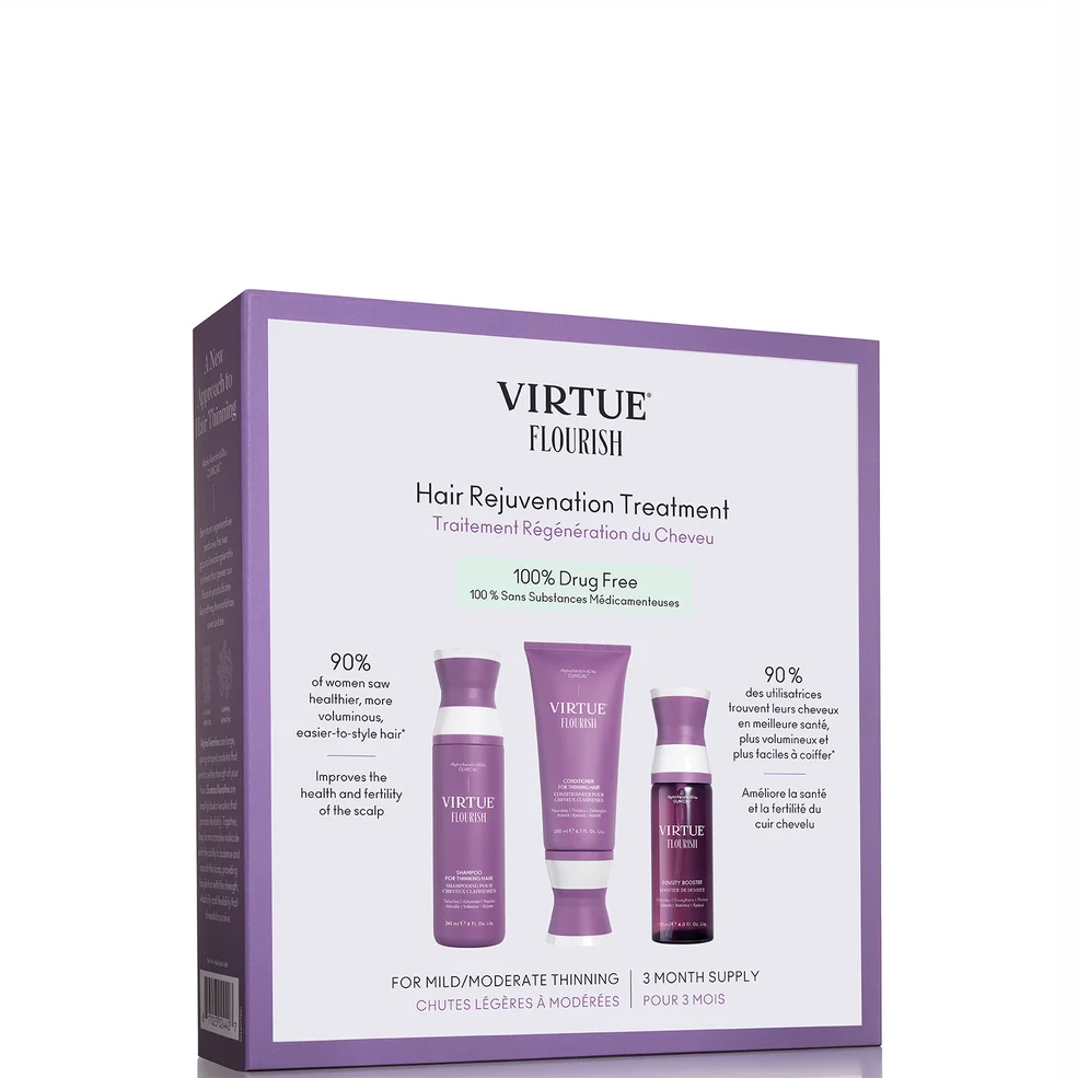 VIRTUE Flourish Hair Rejuvenation Treatment (3 Month Supply) Immagine 1