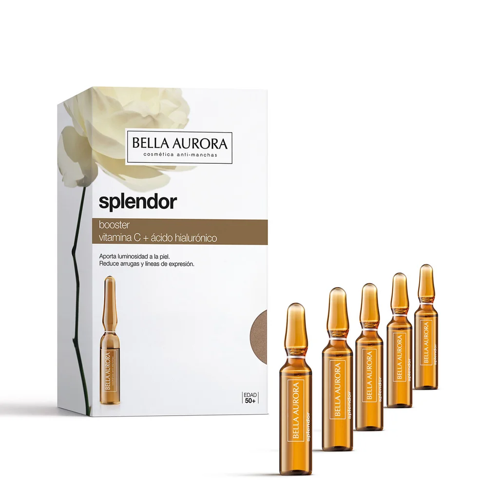 Bella Aurora Splendor Anti-Ageing Vitamin C and Hyaluronic Acid Booster Ampoules 5 x 2ml Immagine 1
