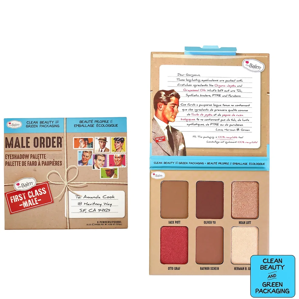theBalm Male Order Eyeshadow Palette - First Class Male Immagine 1