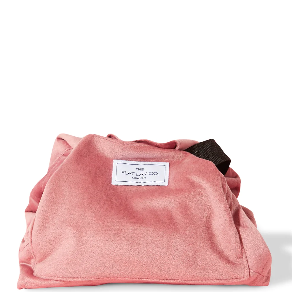 The Flat Lay Co. Drawstring Bag - Pink Velvet Immagine 1