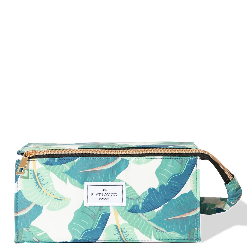 The Flat Lay Co. Open Flat Box Bag - Tropical Leaves Immagine 1