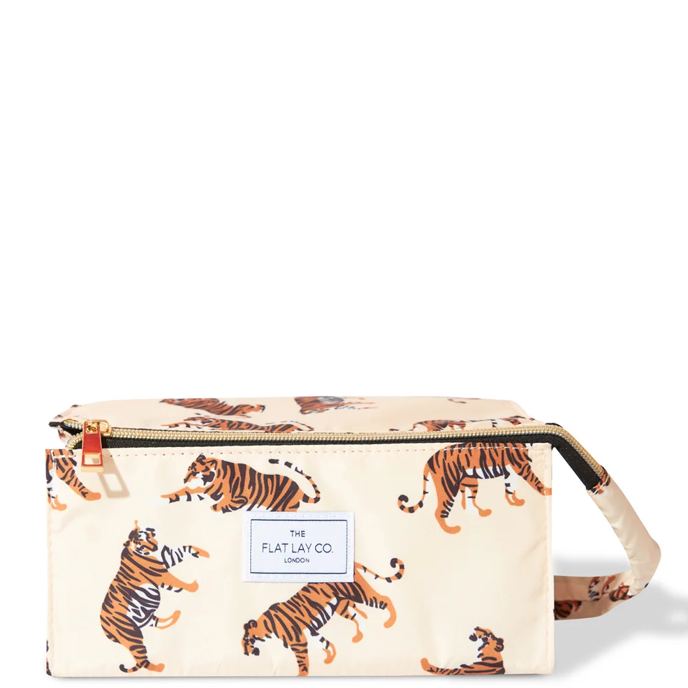 The Flat Lay Co. Open Flat Box Bag - Beige Tigers Immagine 1