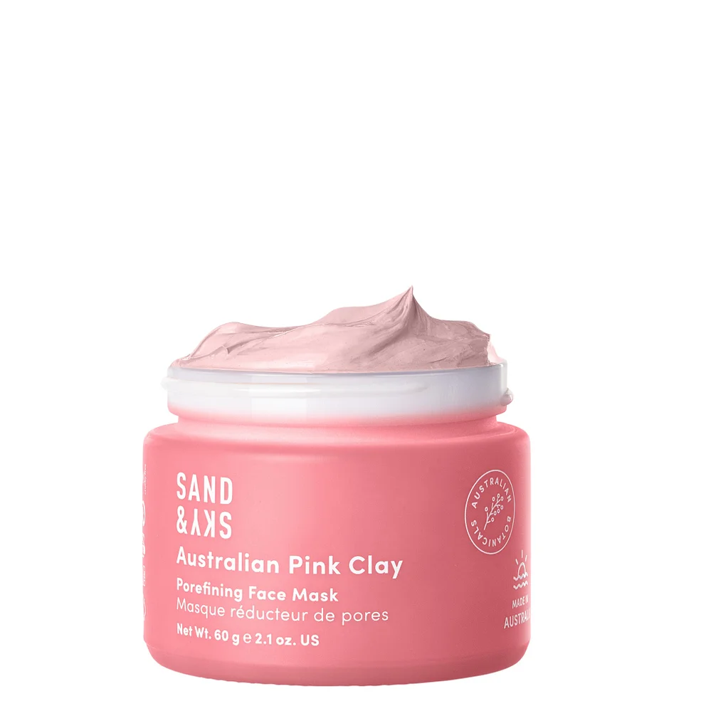 Sand & Sky Brilliant Skin Purifying Pink Clay Mask 60g Immagine 1