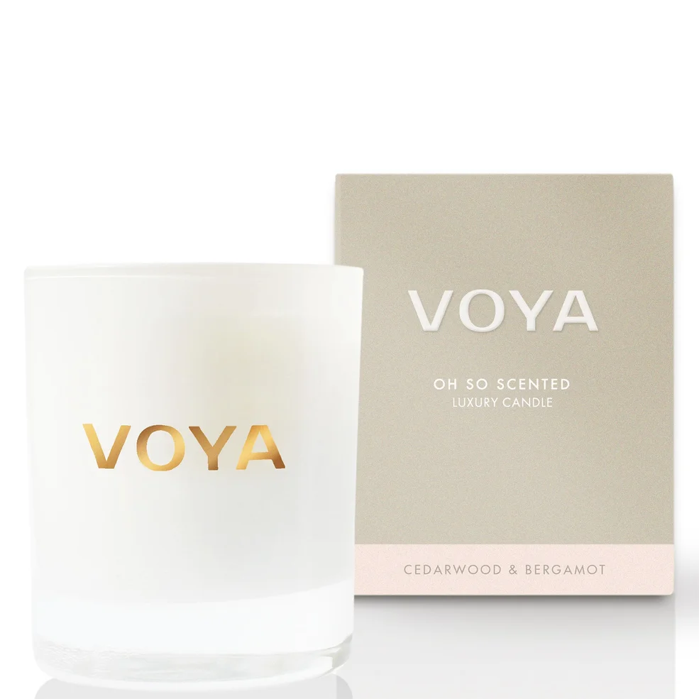 VOYA Luxury Scented Candle Cedarwood and Bergamot 20ml Immagine 1