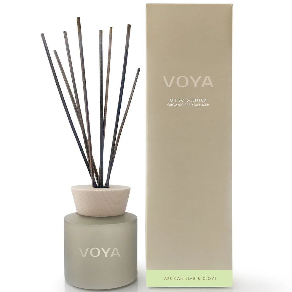 VOYA Oh So Scented Reed Diffuser African Lime and Clove 100ml Immagine 1