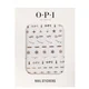 OPI sticker unghie x 2 fogli