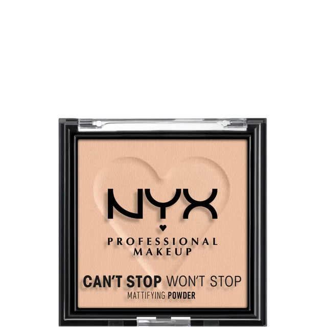 NYX Professional Makeup Can't Stop Won't Stop cipria leggera effetto matte 7 g (varie tonalità)