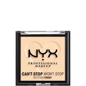 NYX Professional Makeup Can't Stop Won't Stop cipria leggera effetto matte 7 g (varie tonalità) - Shade Fair