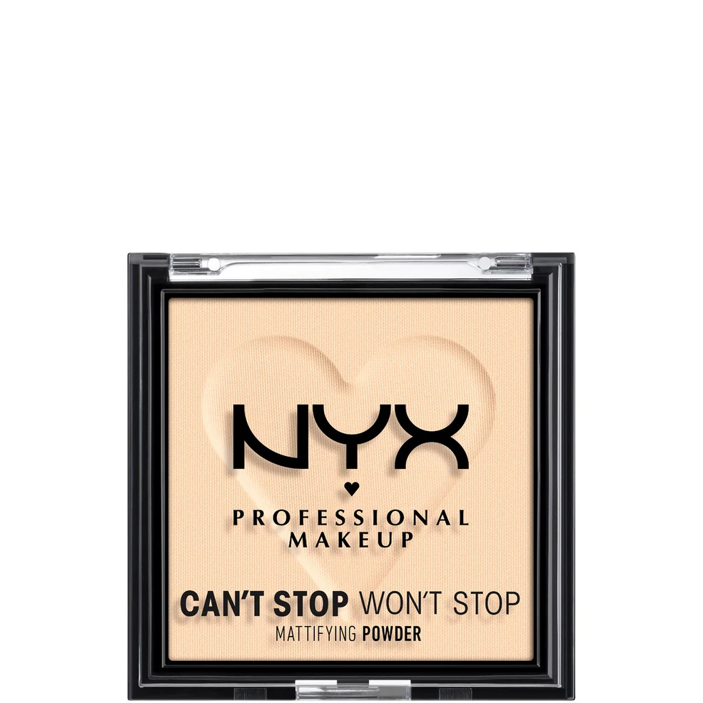 NYX Professional Makeup Can't Stop Won't Stop cipria leggera effetto matte 7 g (varie tonalità) Immagine 1