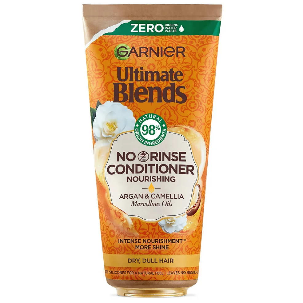 Garnier Ultimate Blends Marvellous Oils Nourishing NO RINSE Leave-in Conditioner for Dry Dull Hair 200ml Immagine 1