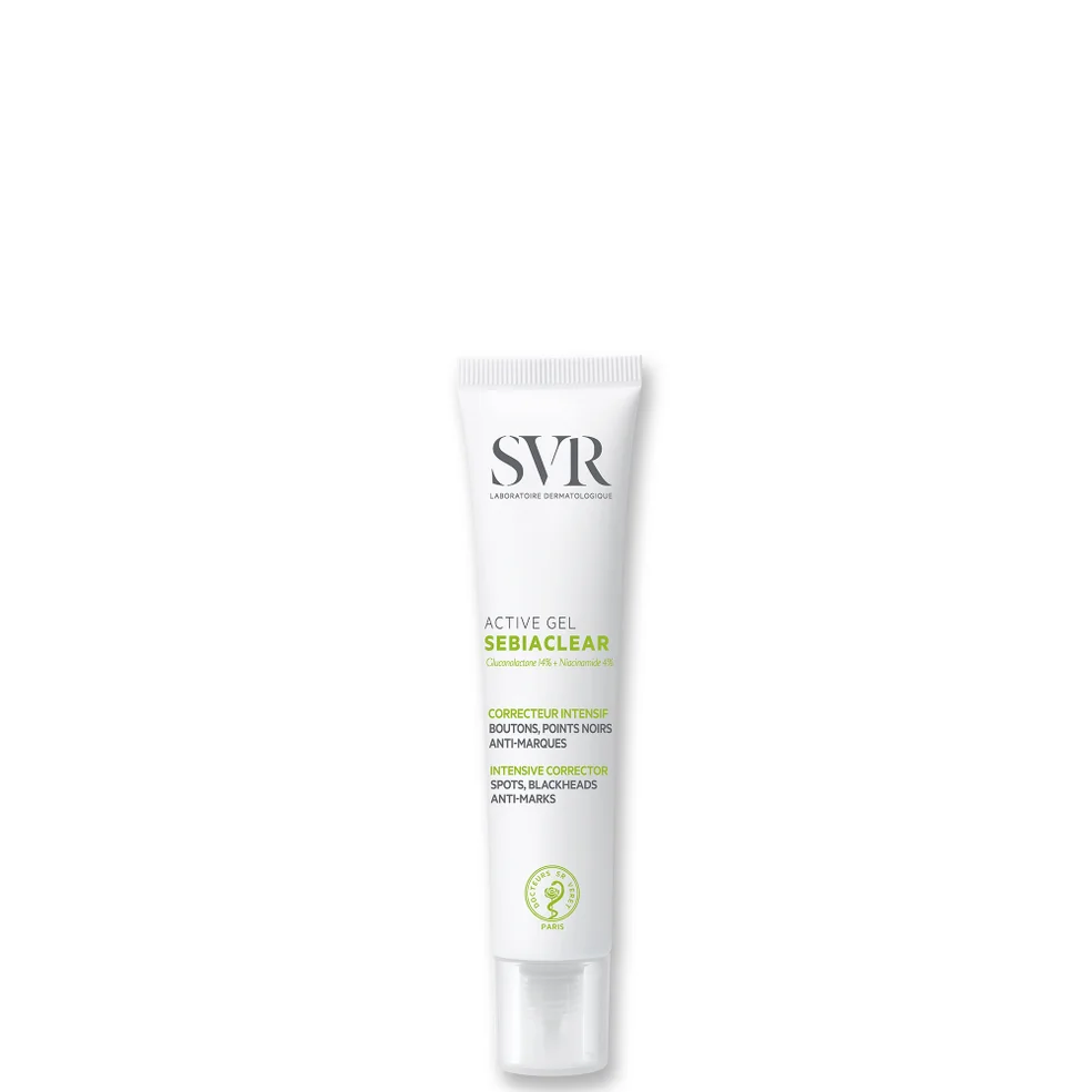 SVR SEBIACLEAR Active Anti-Blemish Face Gel-Cream for Acne-Prone, Oily Skin with Gluconalactone & Niacinamide, 40ml Immagine 1