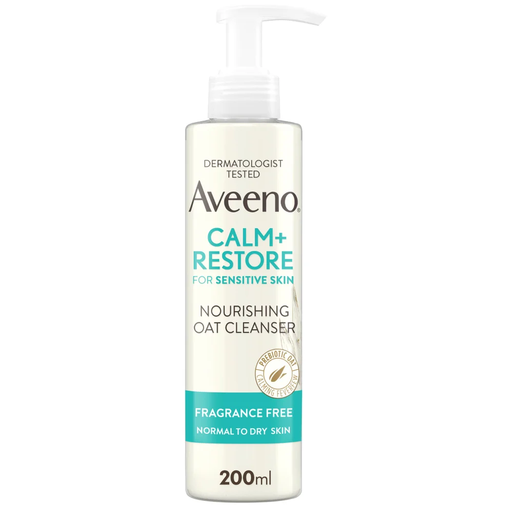 Aveeno Face Calm and Restore Nourishing Oat Cleanser 200ml Immagine 1