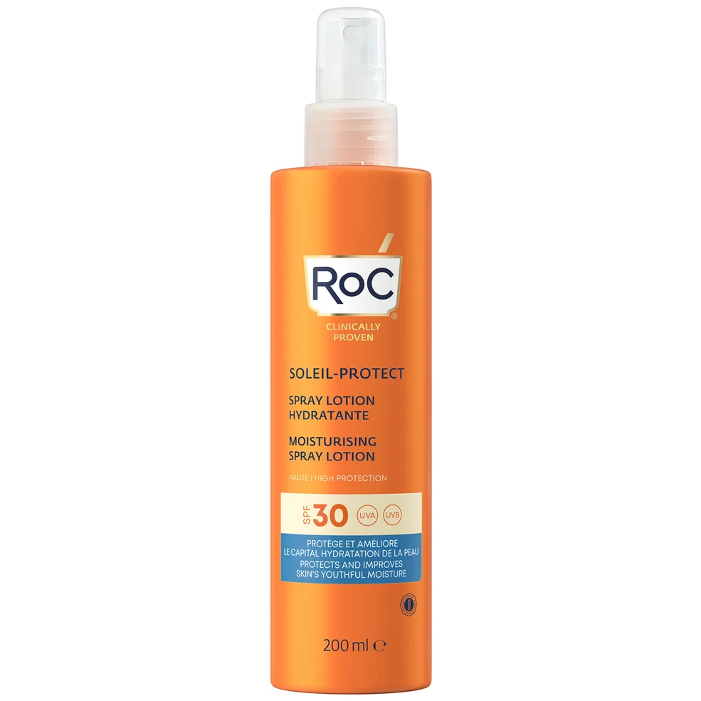 RoC Soleil-Protect Lozione Spray Idratante SPF30 200ml Immagine 1
