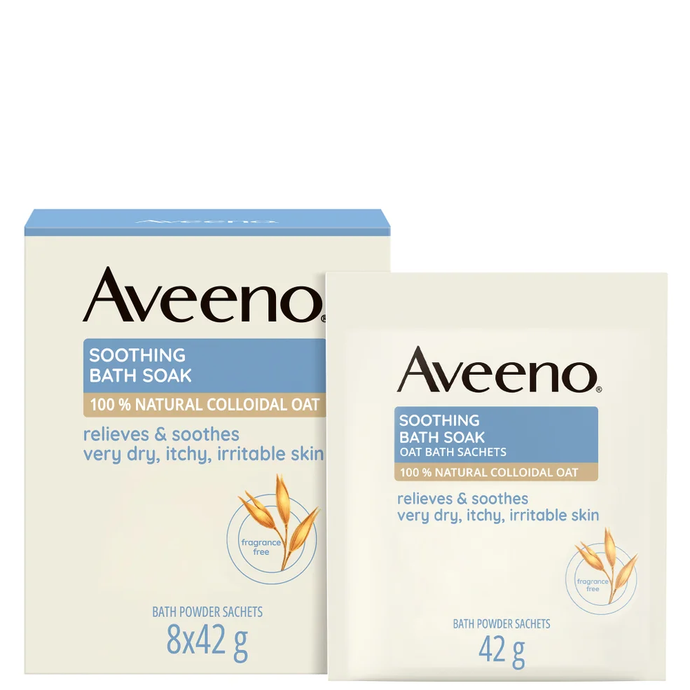 Aveeno Soothing Bath Soak 8 x 42g Immagine 1