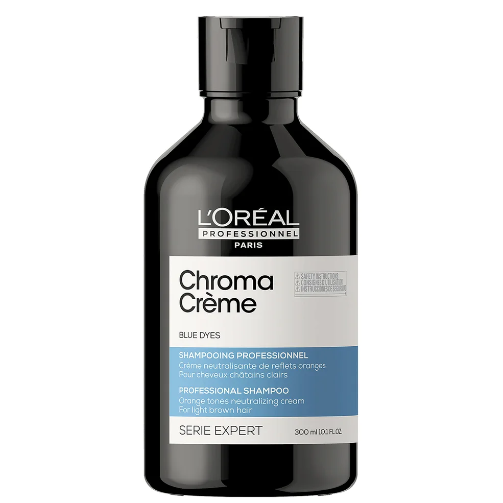 L'Oréal Professionnel Paris Chroma Crème Orange-Tones Neutralizing Cream Shampoo - Light To Medium Brown Hair 300ml Immagine 1