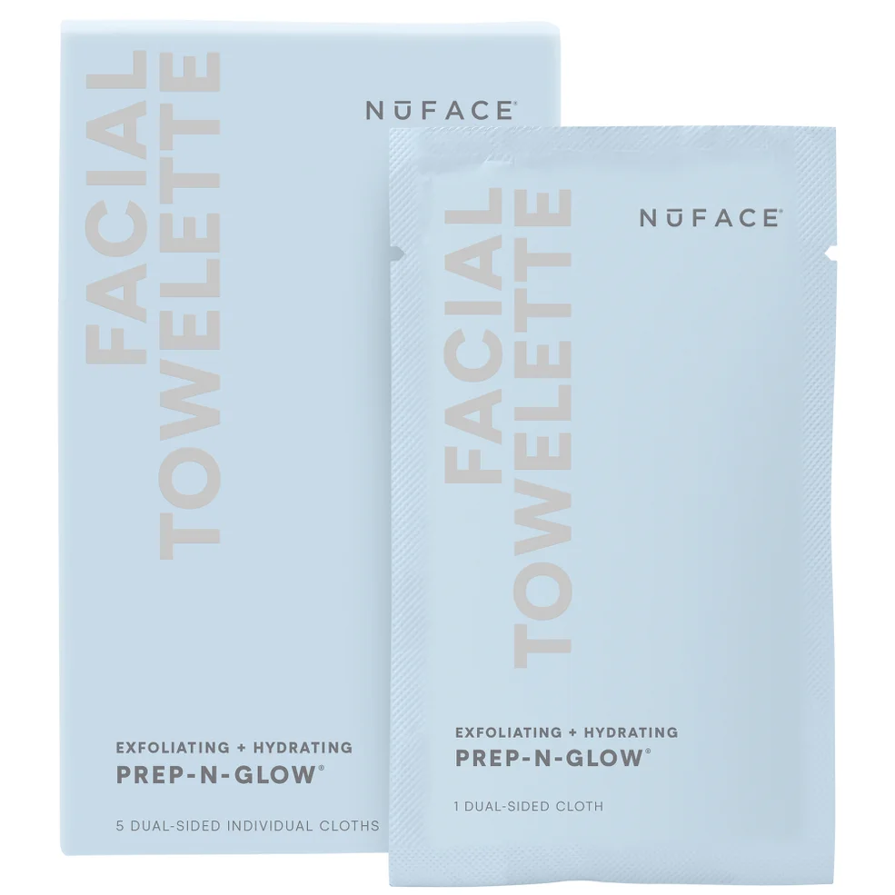 NuFACE Prep-N-Glow Salviette Viso (Pacco da 5) Immagine 1