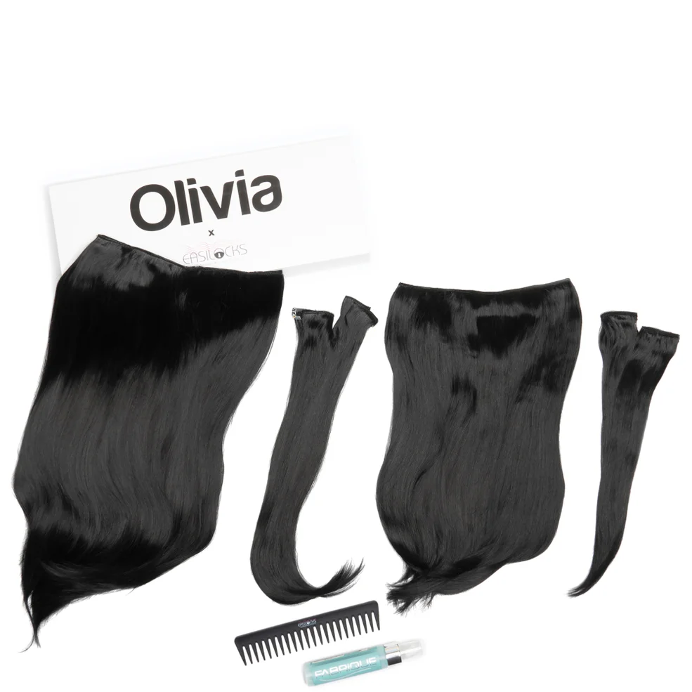 Olivia X Easilocks Straight Collection - Ebony Immagine 1