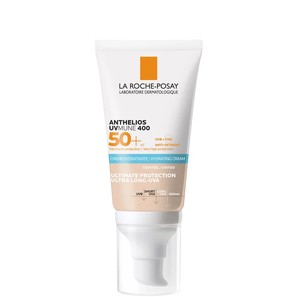 La Roche-Posay Anthelios UVMune 400 Hydrating Suncream Tinted SPF50 50ml Immagine 1