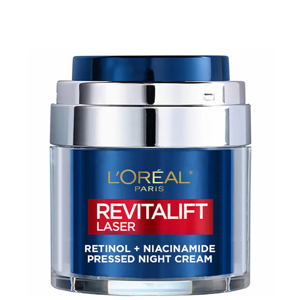 L'Oréal Paris Revitalift Laser Pressed Crema Viso Notte con Retinolo + Niacinamide 50 ml Immagine 1