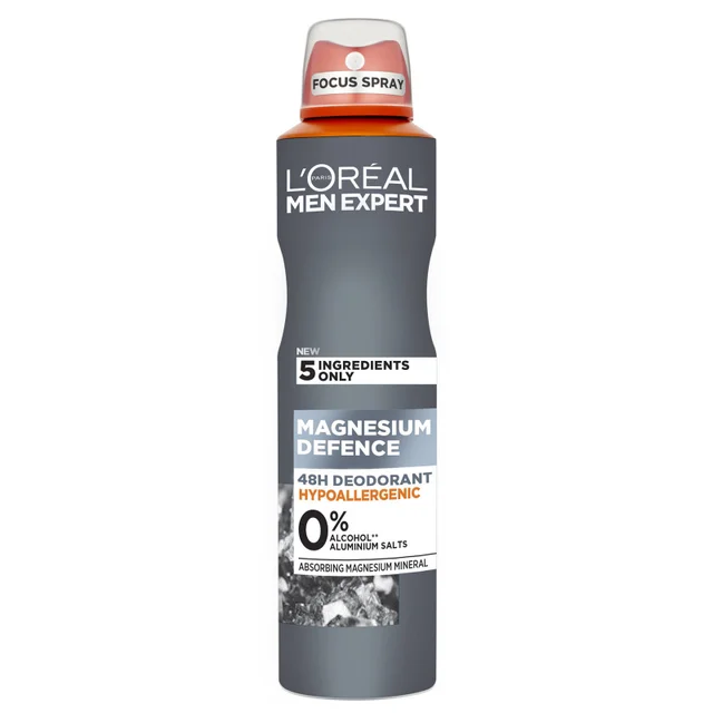 L'Oréal Paris Men Expert Deodorante Ipoallergenico con Protezione 48H 250 ml