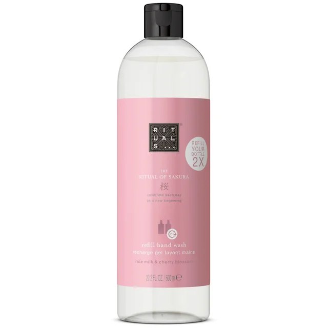 Rituals The Ritual of Sakura Floral Cherry Blossom & Rice Milk Hand Wash Refill 600ml