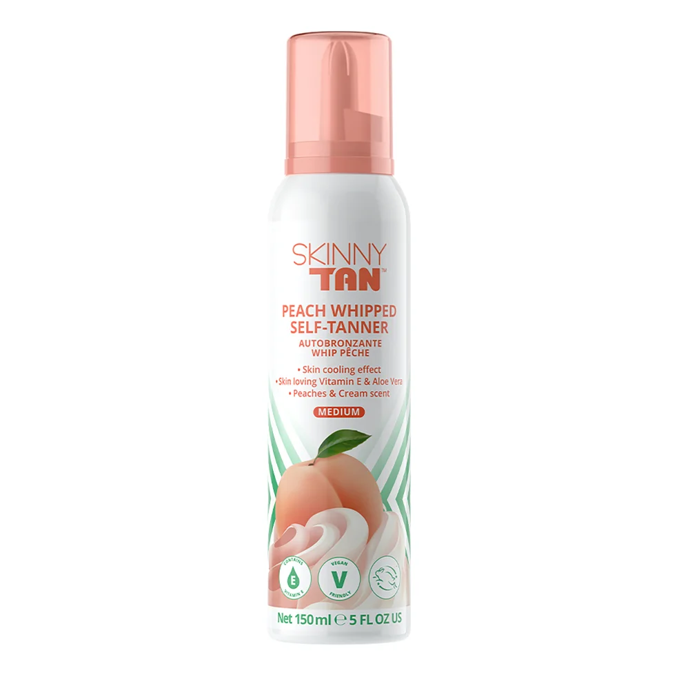 Skinny Tan Peaches and Cream Self Tanning Whip 150ml Immagine 1