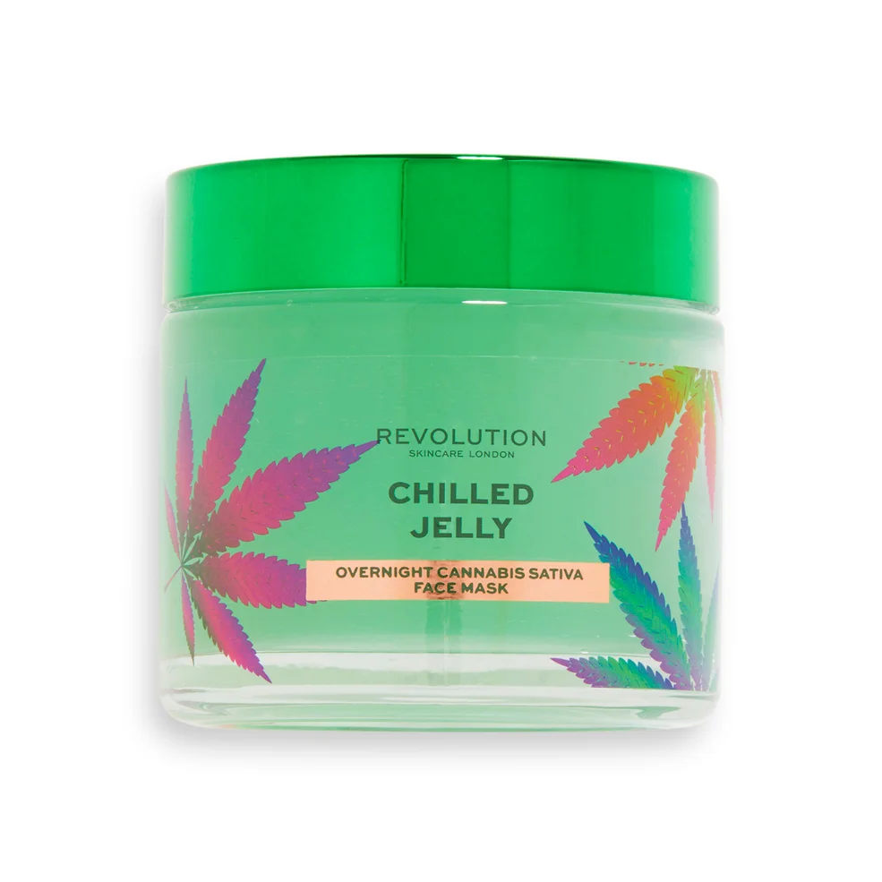 Revolution Skincare Good Vibes Chilled Jelly Cannabis Sativa Overnight Mask Immagine 1