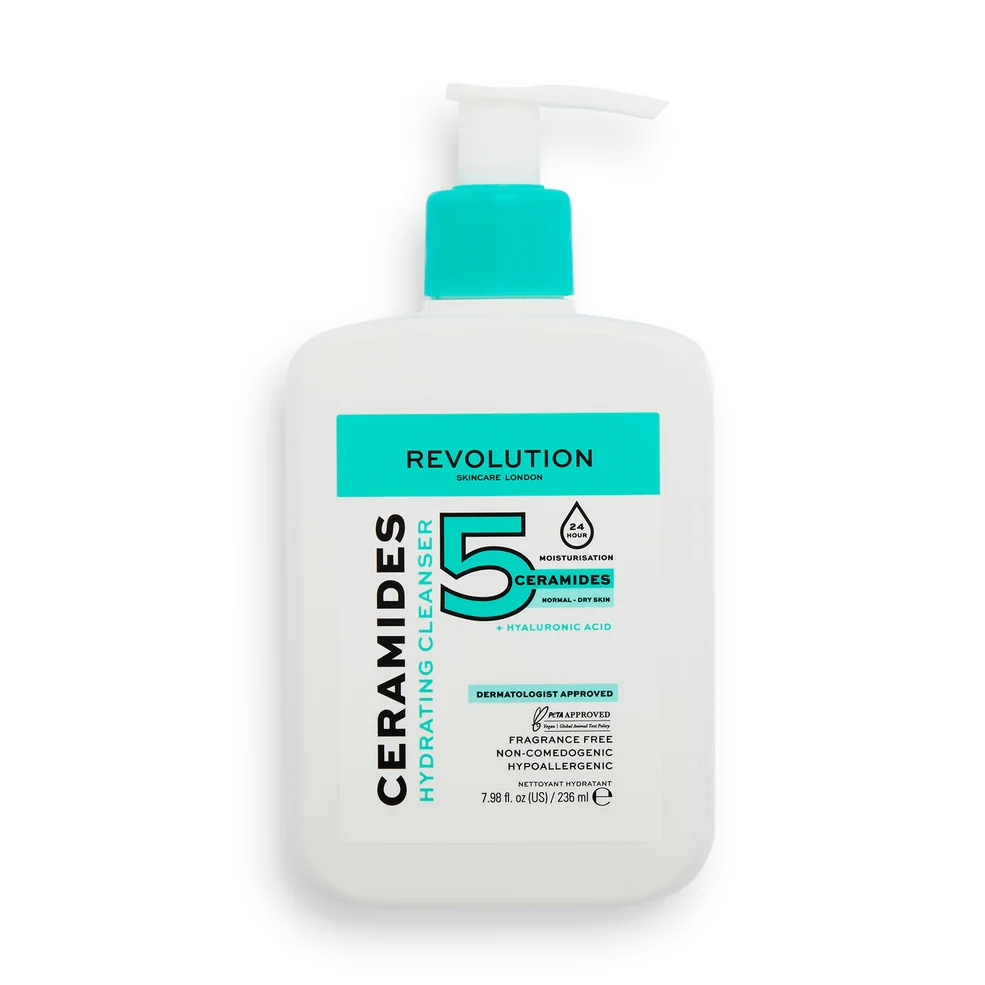 Revolution Skincare Ceramides Hydrating Cleanser 236ml Immagine 1