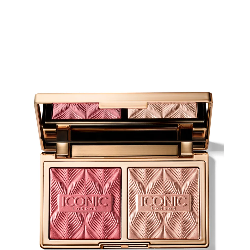 ICONIC London Silk Glow Duo Blush e Illuminante - Rose Glow Immagine 1