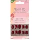 Nail HQ Square Nails Deep Red (24 Pieces)