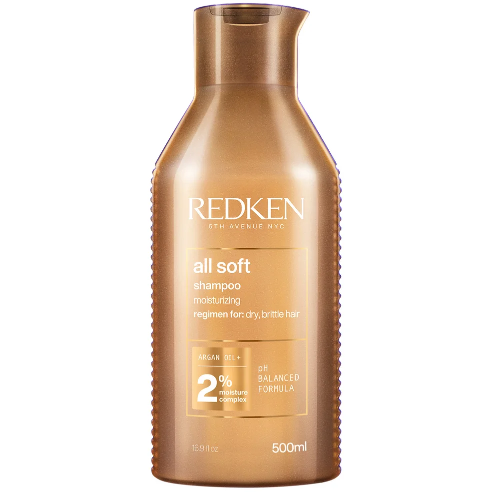 Redken All Soft Shampoo For Dry, Brittle Hair 500ml Immagine 1