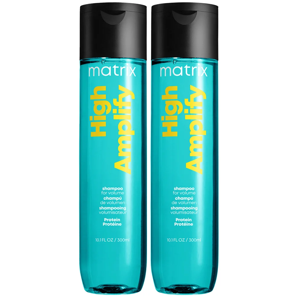 Matrix Total Results Volumising High Amplify Shampoo 300ml Duo for Fine and Flat Hair Immagine 1