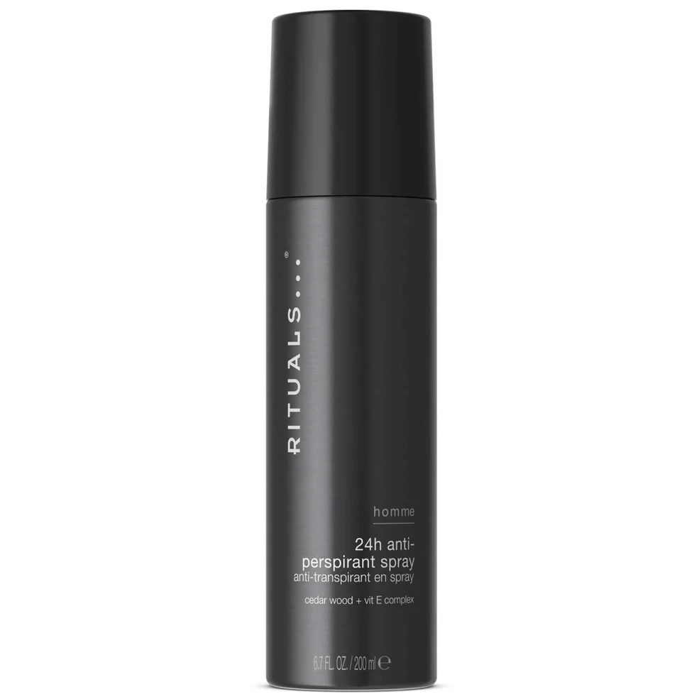 Rituals Homme Collection Cedar Wood and Vitamin E Complex 24H Anti-Perspirant Spray 200ml Immagine 1