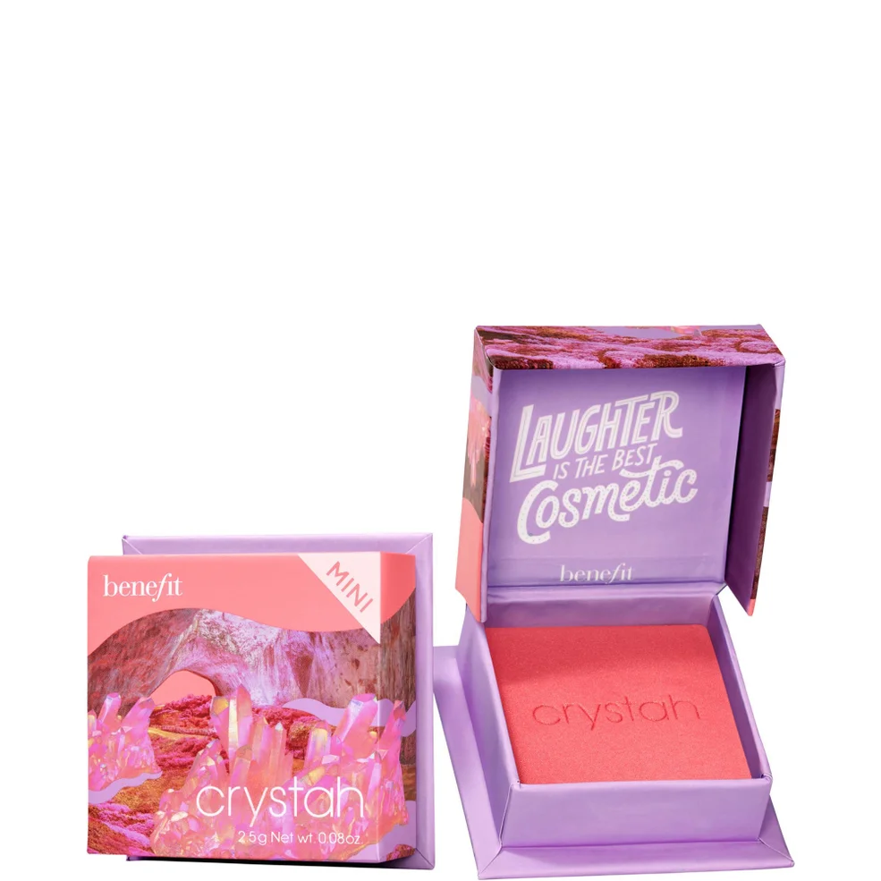 benefit Crystah Strawberry Pink Blush Powder Mini 2.5g Immagine 1
