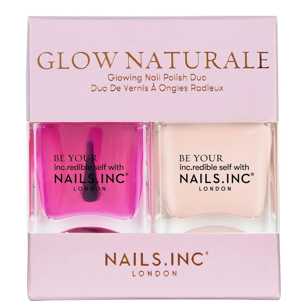 nails inc. Glow Naturale Nail Polish Duo Immagine 1
