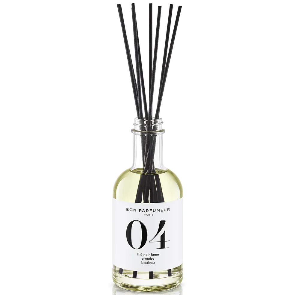 Bon Parfumeur 04 Smoked Black Tea Mugwort Birch Diffuser 200ml Immagine 1
