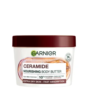 Garnier Body Superfood Burro Corpo Riparatore, Cacao e Ceramidi 380 ml - Option Butter - Cocoa and Ceramide