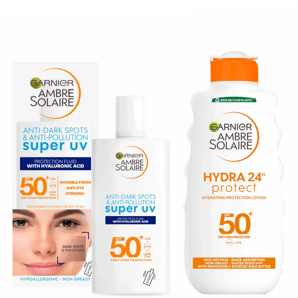 Garnier Ambre Solaire Face and Body SPF50 Bundle Immagine 1