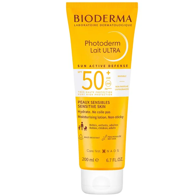 Bioderma Photoderm Lait Ultra Crema Solare Idratante SPF 50+ Protezione Elevata 200 ml