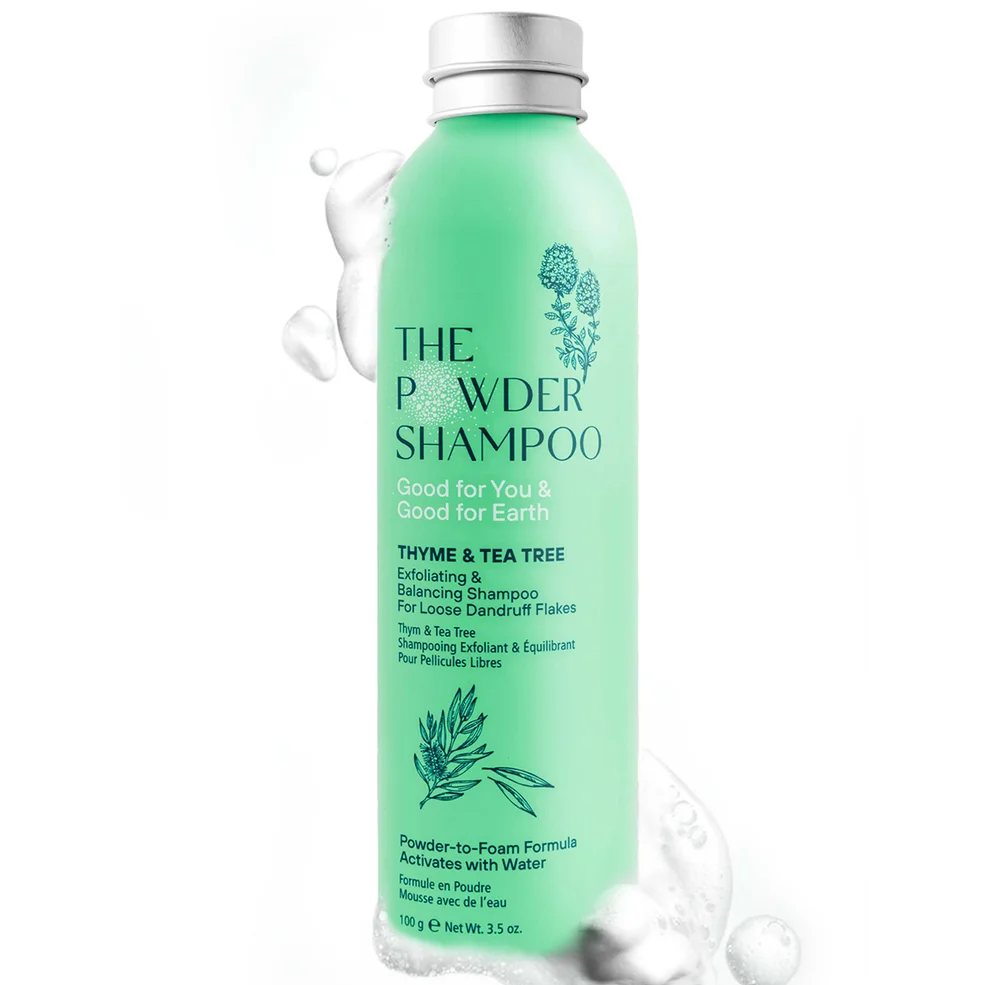 The Powder Shampoo Exfoliating & Balancing Shampoo 100g (Thyme & Tea Tree) Immagine 1